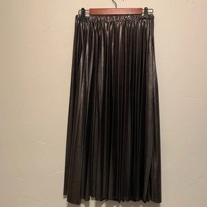 Urban Outfitters Metallic Midi Skirt